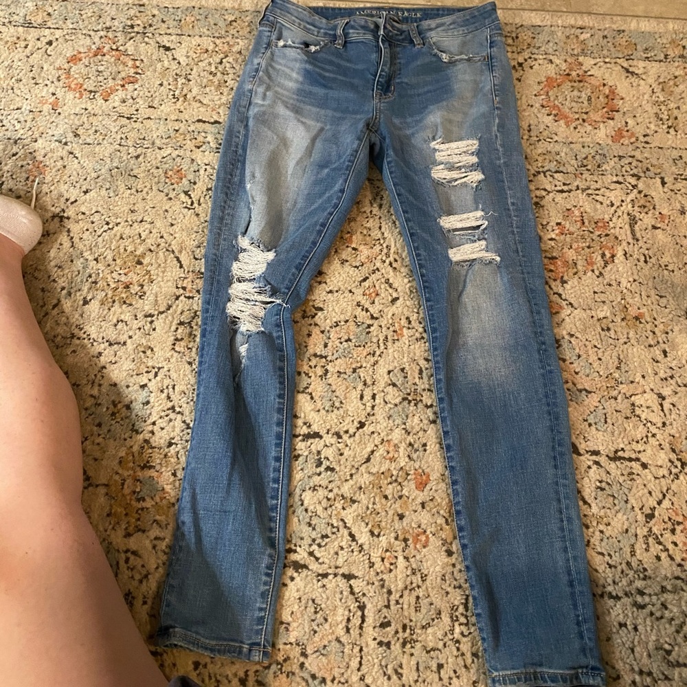american eagle till skinny jeans